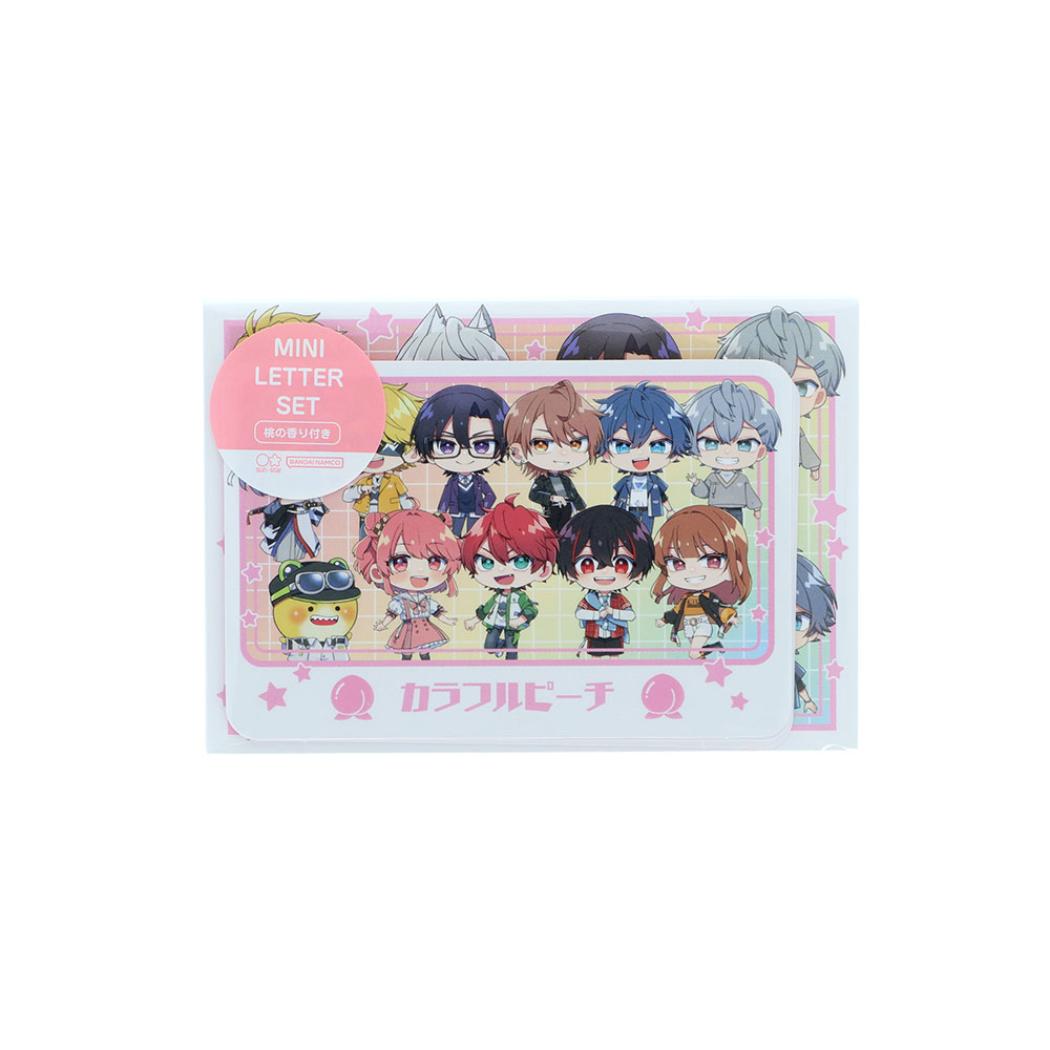 【最大1000円OFFクーポン！】カラフルピーチ 手渡し手紙セット 香り付きミニレターセット グラデーション UUUM ウーム サンスター文具 ミニ便箋＆ミニ封筒 からぴち 実況 動画クリエイター グッズ メール便可 シネマコレクション