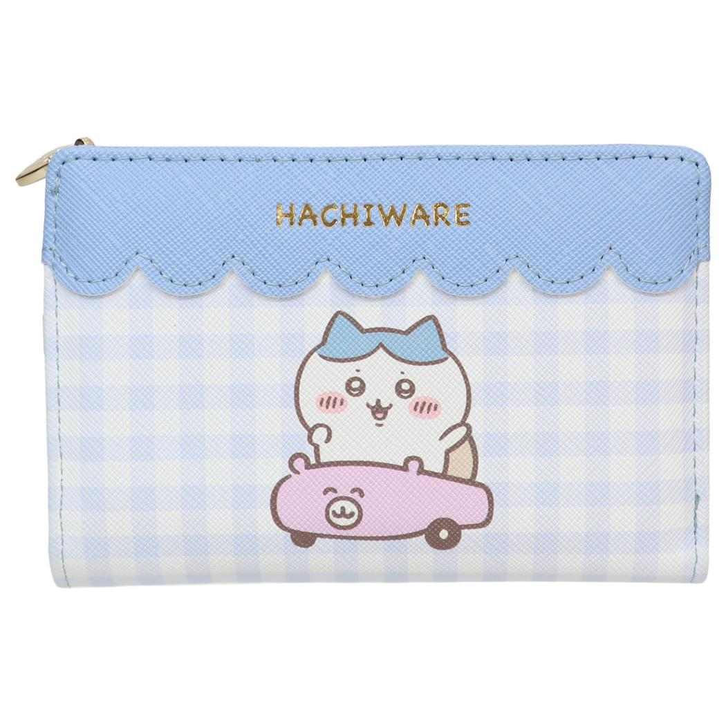 【最大1000円OFFクーポン！】ちいかわ レディース財布 ファスナー財布 ハチワレ アルディ コンパクト財布 キャラクター グッズ シネマコレクション