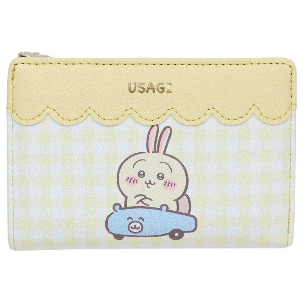 [10x Points & Coupon!] Chiikawa Women's Zipper Wallet, Rabbit, Ardi Compact Wallet, Character Goods, Cinema Collection