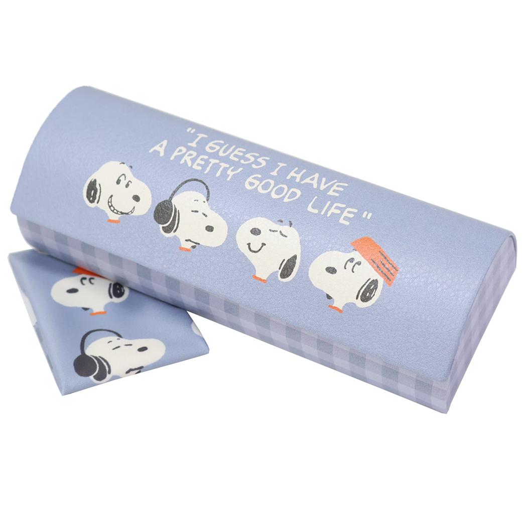 【ポイント10倍 & クーポン！】スヌーピー 眼鏡ケース クロス付きメガネケース FUNNY BEAGLE ピーナッツ カミオジャパン ハードタイプ プレゼント キャラクター グッズ シネマコレクション