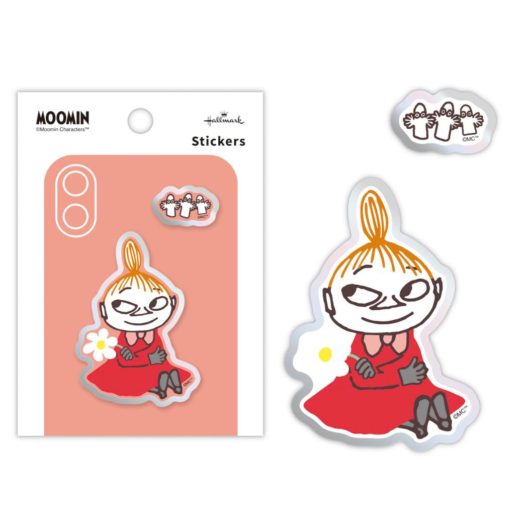 Stickers - 【ポイント10倍 & クーポン！】ムーミン ダイカットシール アクリル素材ステッカー MOアクリルリトルミイ 北欧 日本ホールマーク スマホデコ キャラクター グッズ メール便可 シネマコレクション