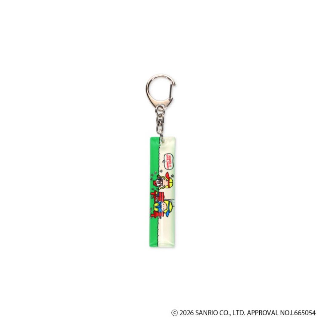 【ポイント10倍 & クーポン！】パティ＆ジミー キーリング アクリルスティックキーホルダー GR サンリオ ゾーウィー アクキー キャラクター グッズ メール便可 シネマコレクション(4.0)