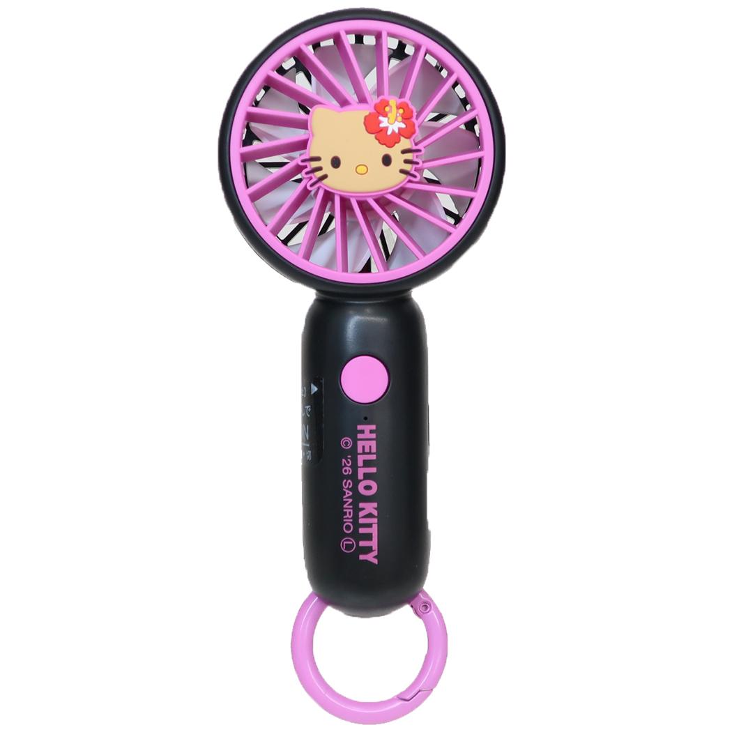 【ポイント10倍 & クーポン！】ハローキティ 携帯用扇風機 カラビナ付きminiFAN 日焼け サンリオ ジェイズプランニング ミニファン USB充電 熱中症対策 キャラクター グッズ シネマコレクション