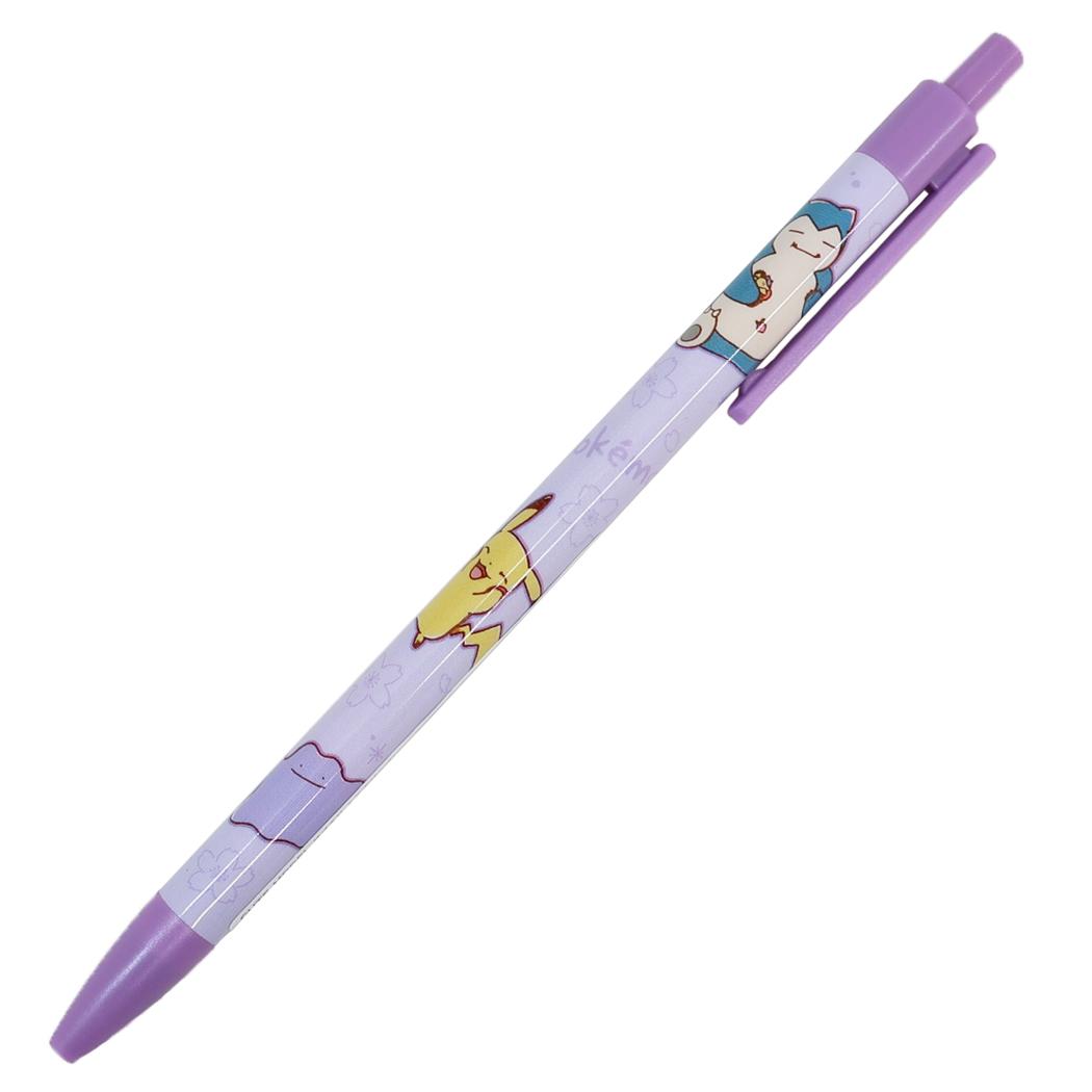 Writing Things - 【ポイント10倍 & クーポン！】ポケットモンスター カラーペン スリムノック式ゲルペン サクラパープル ポケモン カミオジャパン 新学期準備文具 キャラクター グッズ メール便可 シネマコレクション