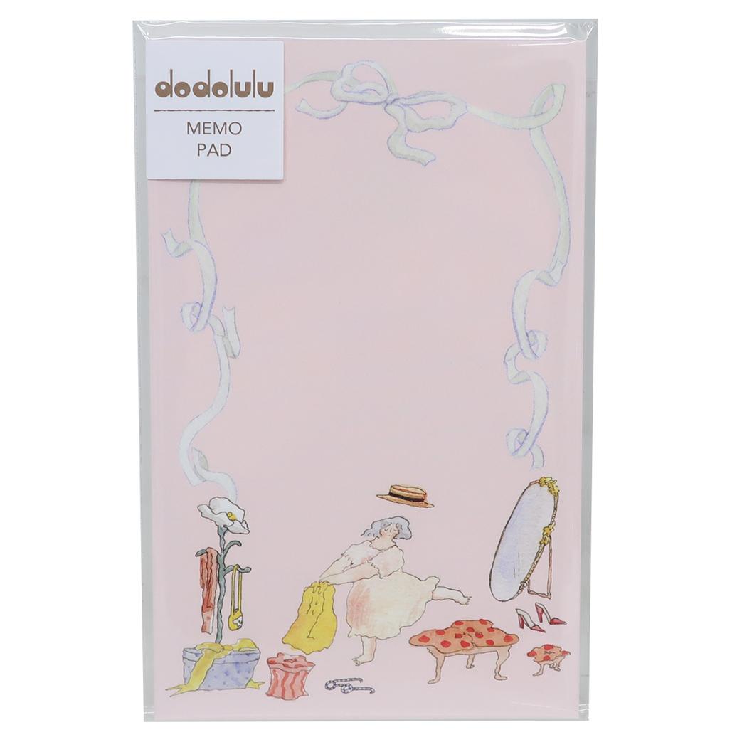 dodolulu メモ帳 マルチメモパッド dressing corner アクティブコーポレーション 伝言 イラストレーター グッズ メール便可 シネマコレクション