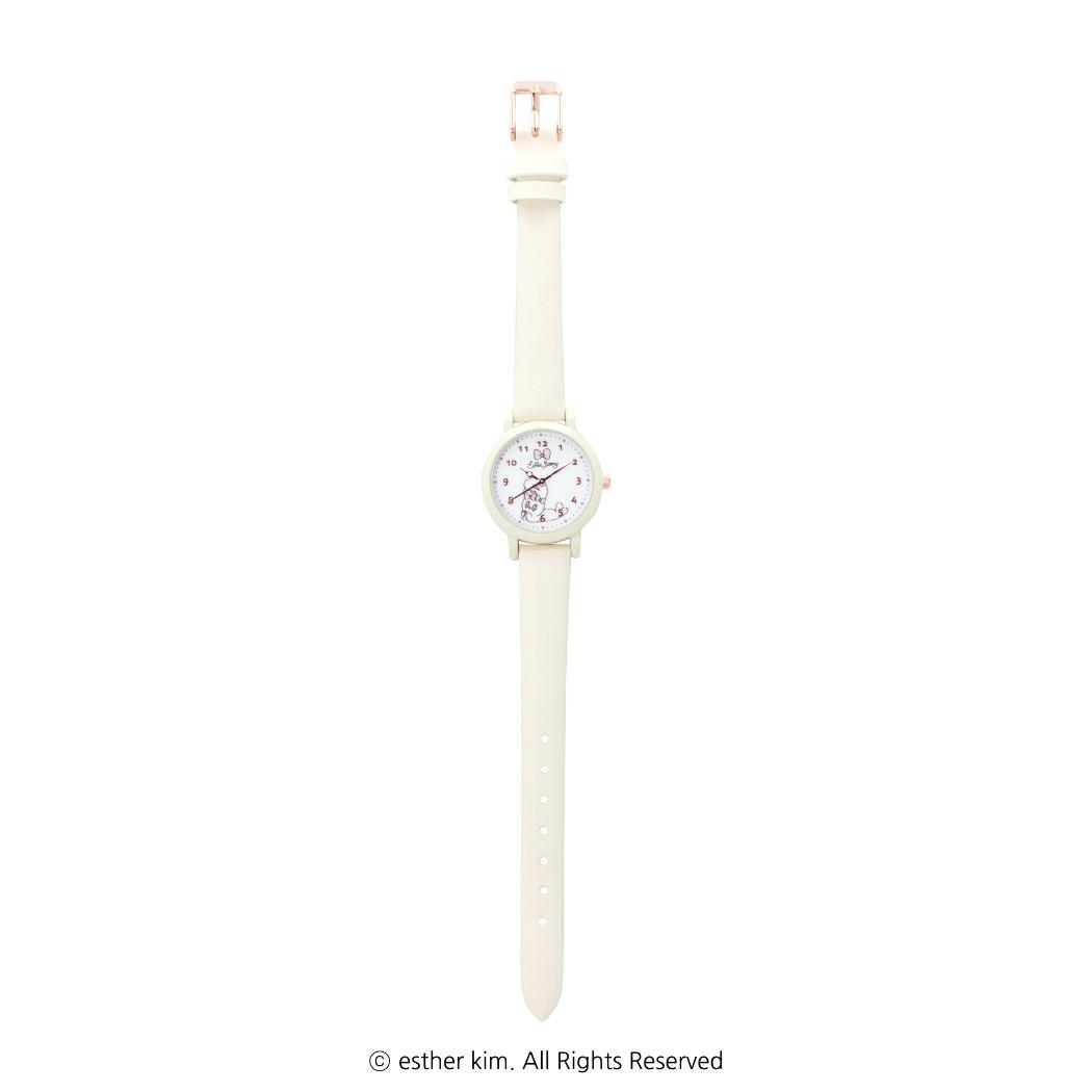 CARTIER - 【ポイント10倍 & クーポン！】エスターバニー 腕時計 レザーウォッチ G WH Esther Bunny フィールドワーク プレゼント レディース 女性 女の子 キャラクター グッズ メール便可 シネマコレクション