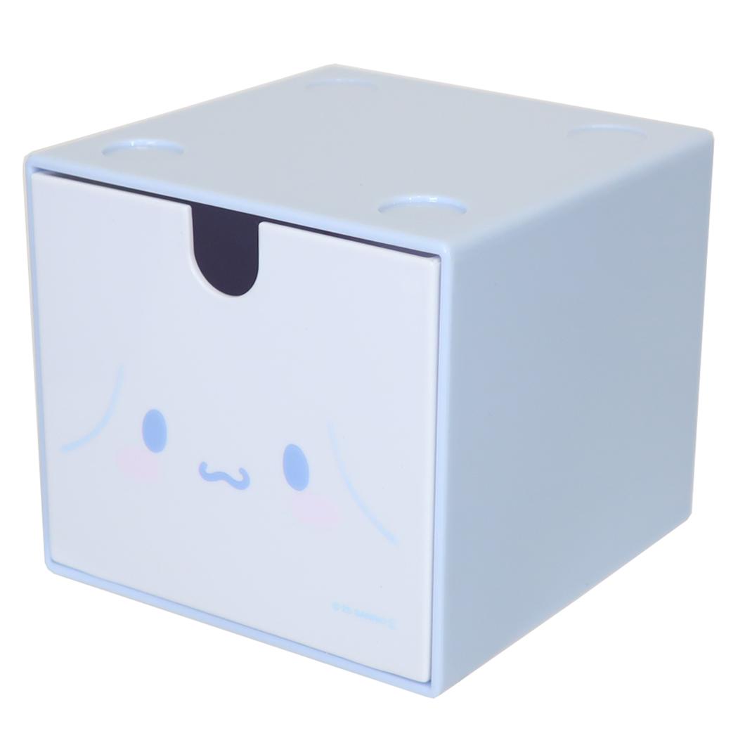 【ポイント10倍 クーポン！】シナモロール 卓上収納 スタッキングチェスト フェイス サンリオ アクセサリー収納 キャラクター グッズ シネマコレクション