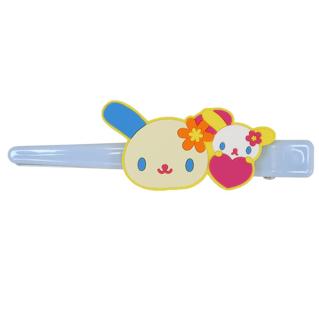 Rakuten - 【ポイント10倍 & クーポン！】ウサハナ 前髪クリップ ぎゅっともマスコットロングヘアクリップ サンリオ カミオジャパン コスメ雑貨 ヘアアクセ キャラクター グッズ メール便可 シネマコレクション