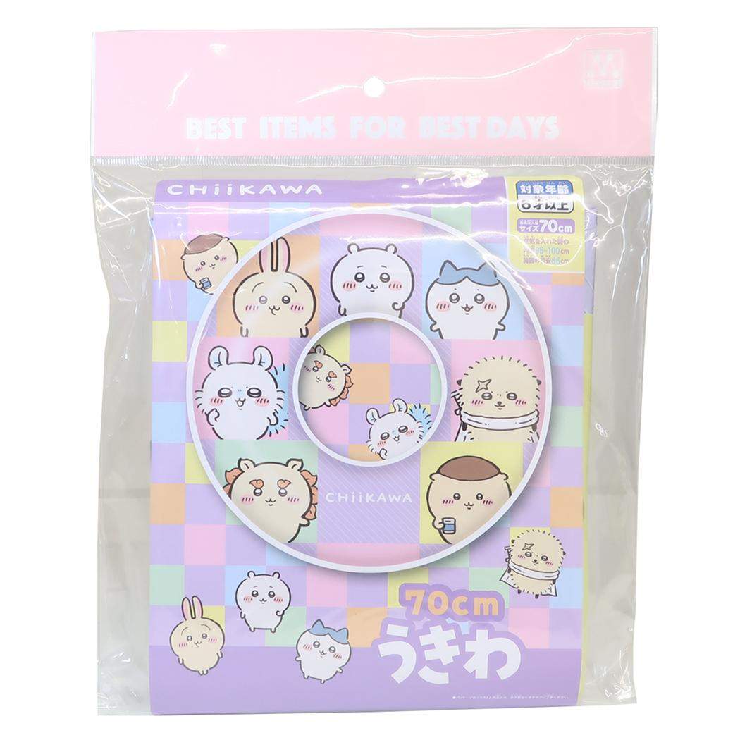 【ポイント10倍 & クーポン！】ちいかわ 浮き輪 70cm うきわ マルカ 海 プール スイムリング アウトドア ビーチグッズ 夏 休み キャラクター グッズ メール便可 シネマコレクション