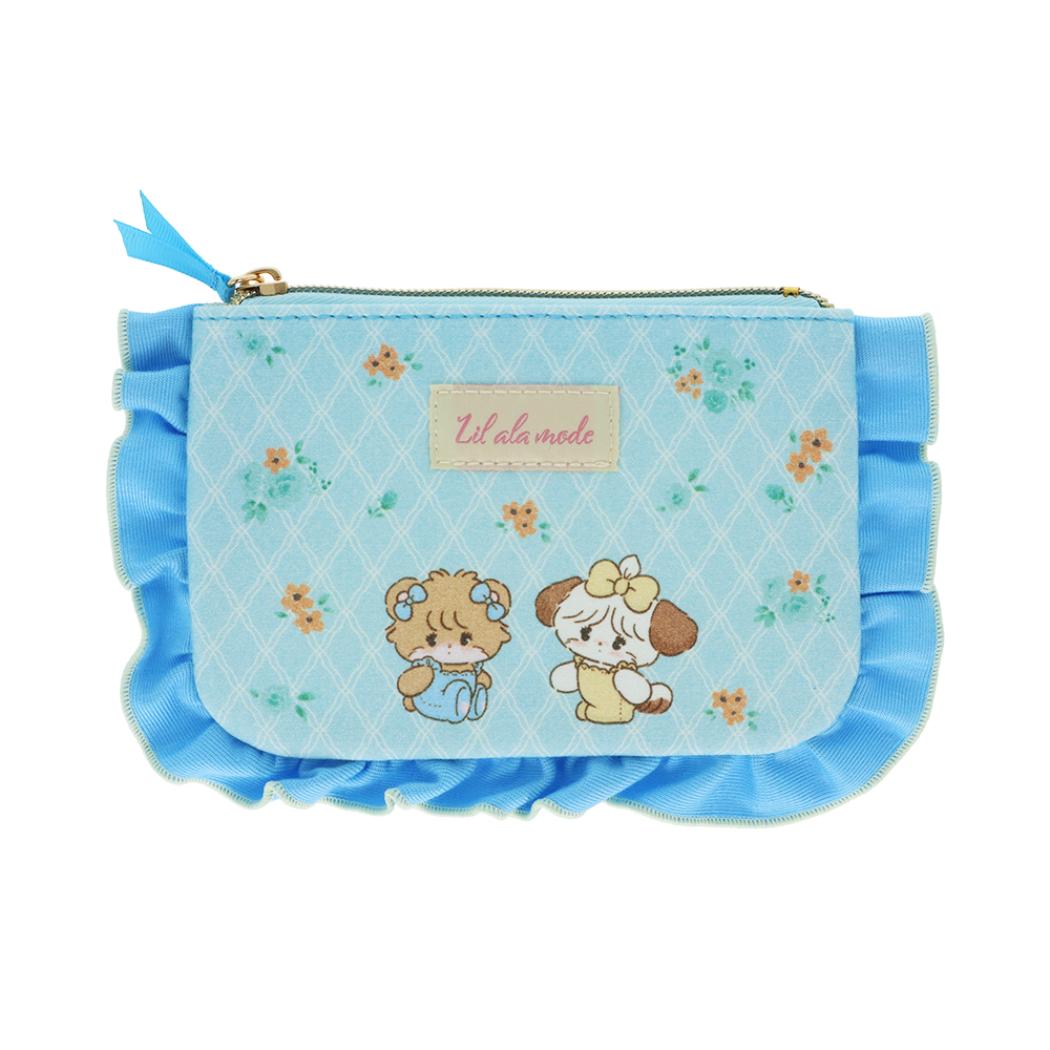 【ポイント10倍 & クーポン！】Lil ala mode コスメポーチ メローポーチ ミント リルアラモード サンスター文具 化粧ポーチ 小物入れ キャラクター グッズ メール便可 シネマコレクション