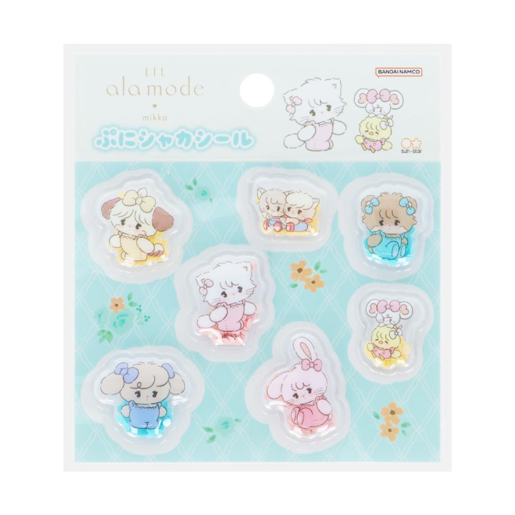 【最大1000円OFFクーポン！】Lil ala mode ダイカットシール ぷにシャカシール ミント リルアラモード サンスター文具 手帳デコ キャラクター グッズ メール便可 シネマコレクション