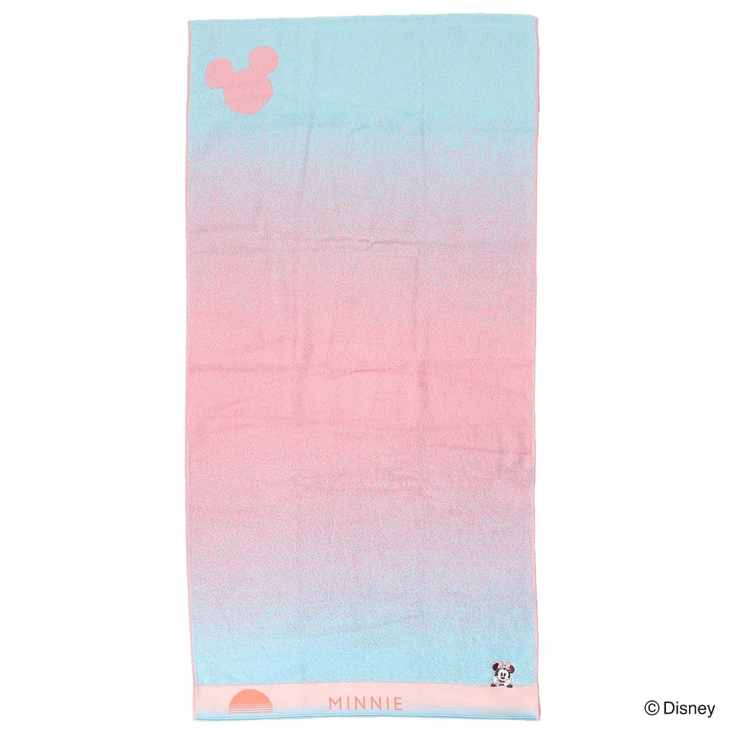 Bath Towel - 【最大1000円OFFクーポン！】ミニーマウス バスタオル ビッグタオル マジックアワー ピンク ディズニー タオル美術館 お風呂タオル キャラクター グッズ シネマコレクション