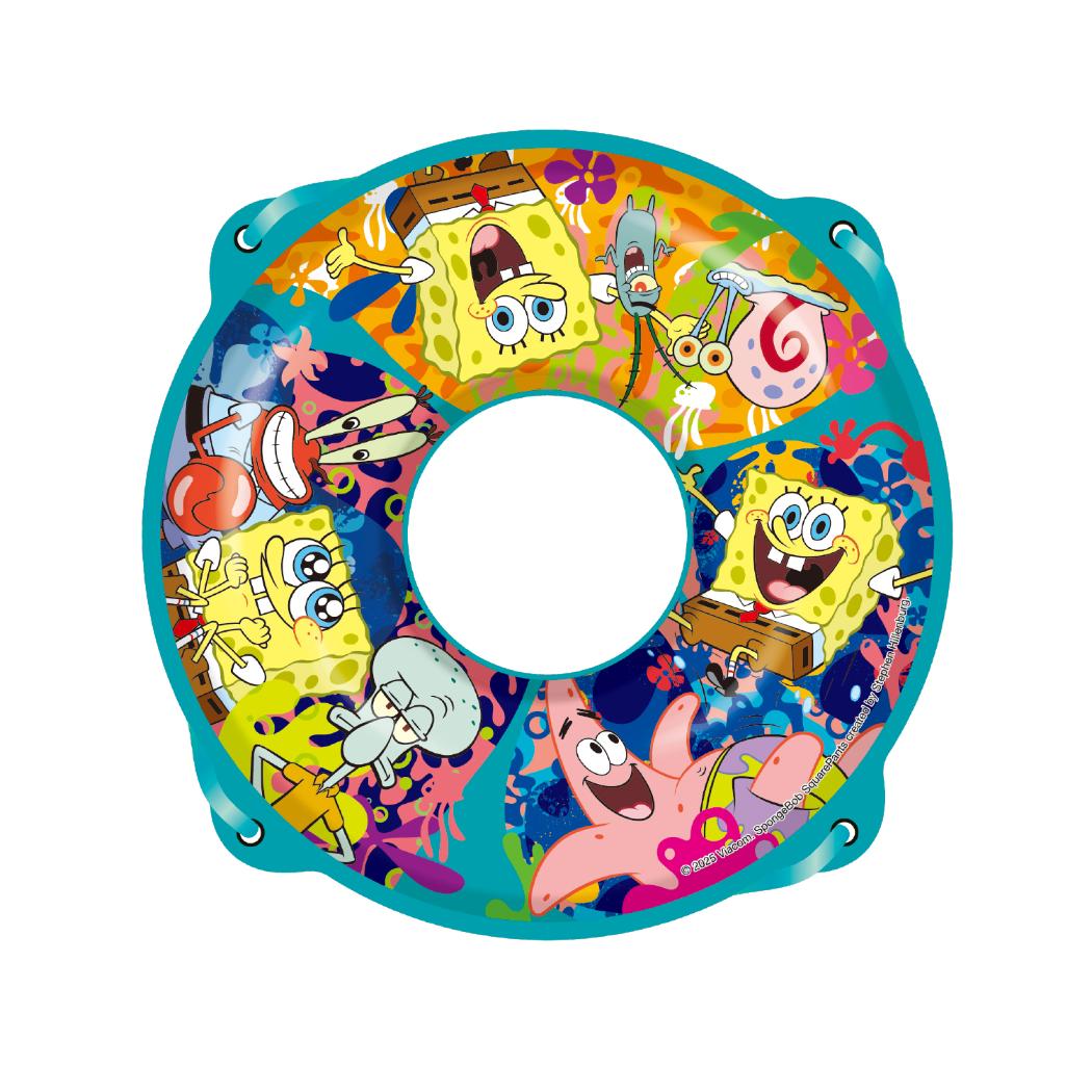 【ポイント10倍 & クーポン！】スポンジボブ うきわ 浮き輪 70cm 尾上萬