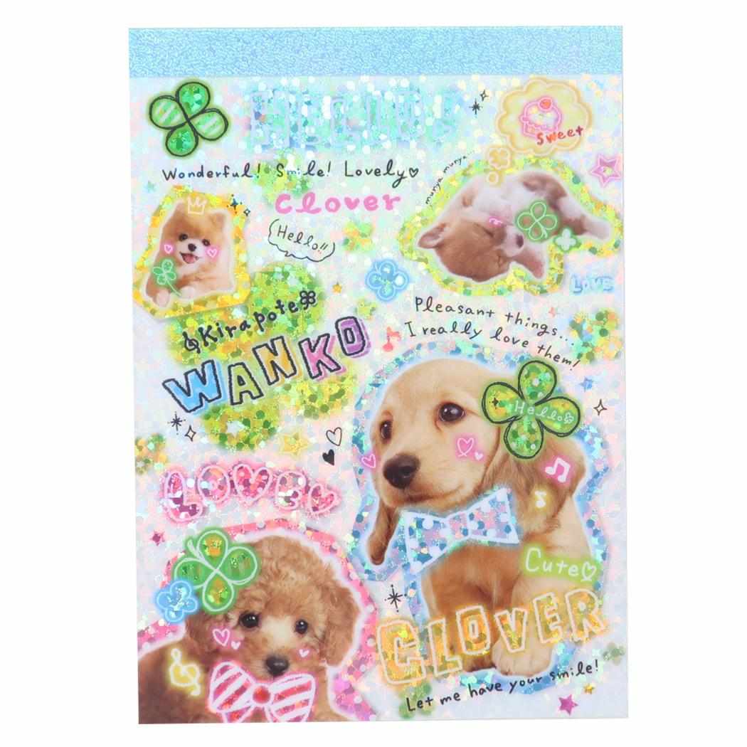 平成ファンシー メモ帳 ホログラム A6 メモ kirapote WANKO カミオジャパン