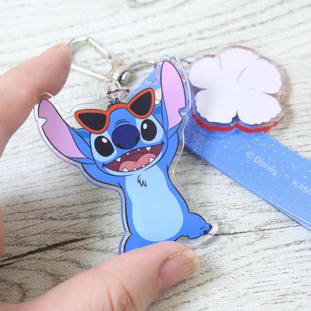 【最大1000円OFFクーポン！】ディズニーキャラクター キーリング ラメタグキーホル...