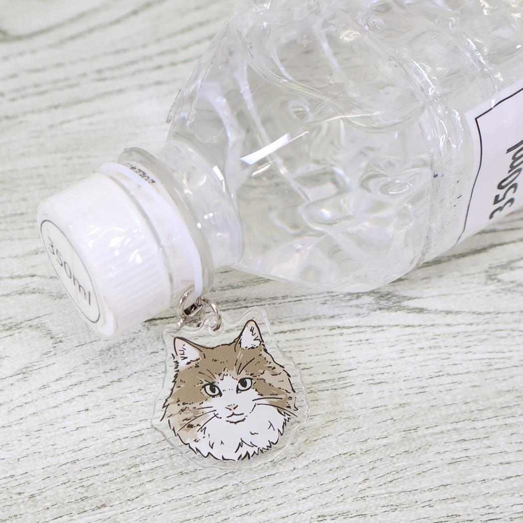 キャラクターのシネマコレクションの【最大1000円OFFクーポン！】ねこ グッズ アンブレラマーカー ワンポイントチャーム ノラ ミントイン【メール便可】｜アングル2