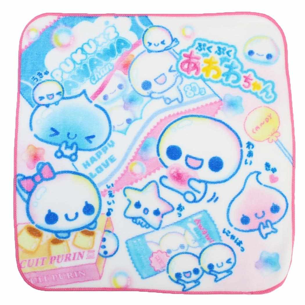 【最大1000円OFFクーポン！】ぷくぷくあわわちゃん ハンカチ ハンドタオル パッケ...