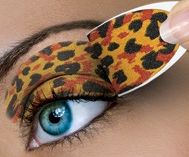 貼るアイシャドウ【カラーオン】レオパードラウンジ,Leopard Lounge,CO044|レオパード柄,オレンジ,イエロー,デザインアイシャドウ,ハイデザイン,ブラック,黄色,アイメイクアート,時短メイク,パーティメイク,アイライン,デザインメイク,ColorOn【送料無料】