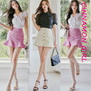 【全2色】フリルミニスカート ベージュ ピンク S/M【frill-n052101sk】( mja )(240617)シナモンガール Cinnamon Girl 超ミニ マイクロミニ 韓国 胸元 セクシー cinnamongirl レディース