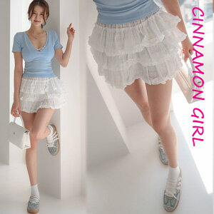 フリルマイクロミニキュロットスカー...