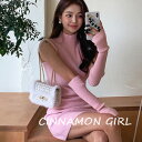 ニットミニワンピース　(lam)(211115)シナモンガール Cinnamon Girl 超ミニ マイクロミニ 韓国 胸元 セクシー cinnamongirl レディース　ボディコン シースルー タイト ミニ キャバ キャバ嬢