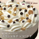 スペシャルチョコバナナ サンクドノア ケーキ 12cm【アントルメセレクション】 誕生日 ギフト 洋菓子 食べ物 グルメ 高級 焼菓子 内祝い お返し 入学祝い 贈り物 フルーツケーキ バースデーケーキ