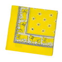 GLARNER TUECHLIyO[i[gDGb`zo_iEnJ` BANDANA COW YELLOW CG[