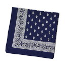 GLARNER TUECHLIyO[i[gDGb`zo_iEnJ` BANDANA PAISLEY NAVY lCr[