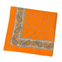 GLARNER TUECHLIyO[i[gDGb`zo_iEnJ` BANDANA PAISLEY ORANGE IW