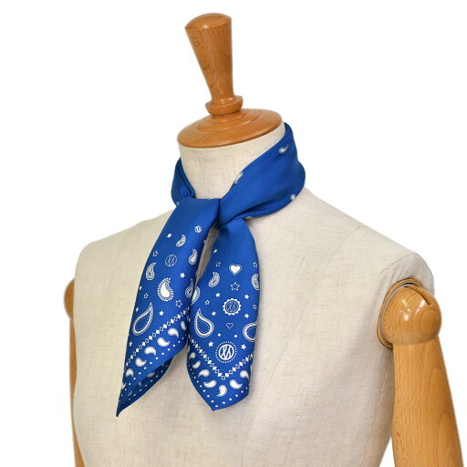 le scarf【レスカーフ】スカーフ PAISLEY SCARF KLEIN BLUE ブルー le scarf【レスカーフ】スカーフ PAISLEY SCARF KLEIN BLUE ブルー