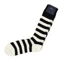 CORGIyR[M[z\bNXC 80 40 0486 Rib Stripe Sock Rbg  ubN zCg