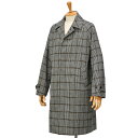 【FINAL SALE】HEVO【イーヴォ】バルカラーコート AMASTUOLA 1205-AMAS835 2518 ウール グレンプレイド