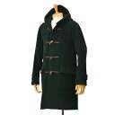 インバーティア INVERTERE【インバーティア】ダッフルコート Joshua Ellis ジョシュアエリス LONG LENGTH DUFFLE COAT ウール タータングリーン