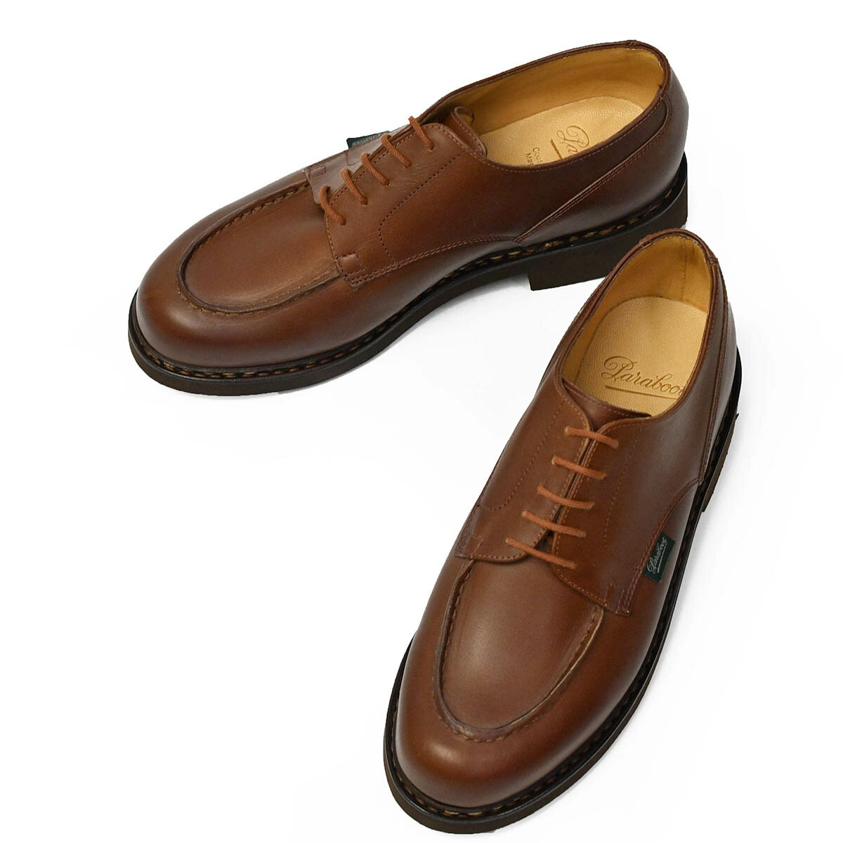 パラブーツ ビジネスシューズ メンズ Paraboot【パラブーツ】シャンボード CHAMBORD 710708 MARRON ブラウン