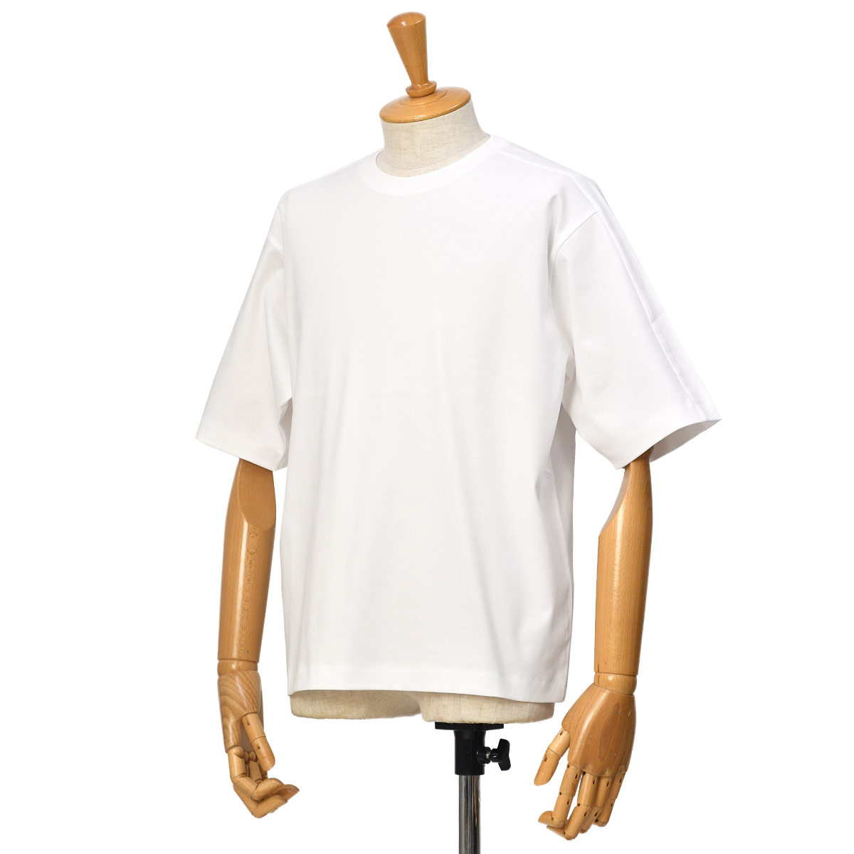 HERNO【ヘルノ】半袖カットソー Laminar JG00057UL 1000 コットン ホワイト