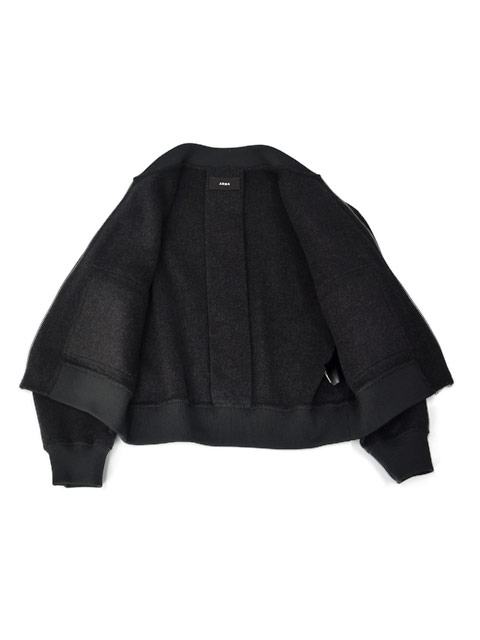 ARMA【アルマ】ショートブルゾン GARNI DARK GREY ウール ダークグレー