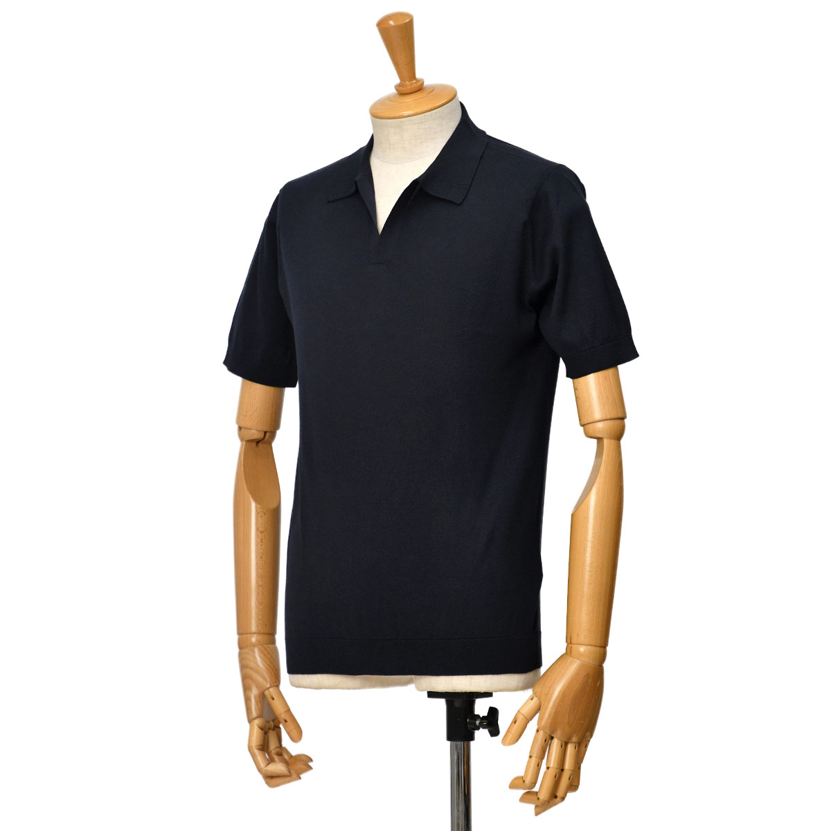 JOHN SMEDLEYڥ󥹥ɥ졼ۥåѡ˥å 30G MODERN FIT SYRES NAVY åȥ ͥӡ