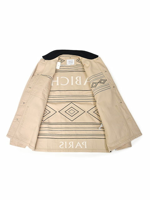 Maison Labiche【メゾン ラビッシュ】カバーオール SEBASTO LABICHE CANVAS BEIGE PATCH ライトベージュ