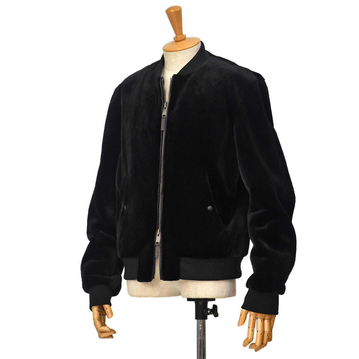 YVES SALOMON【イヴサロモン】ミンクファーブルゾン ボンバージャケット 26WHV30364VMRX NOIR ブラック