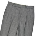 ROTA【ロータ】ワンプリーツ ベルトレスパンツ KOBE 363 001 ウール サキソニー グレー