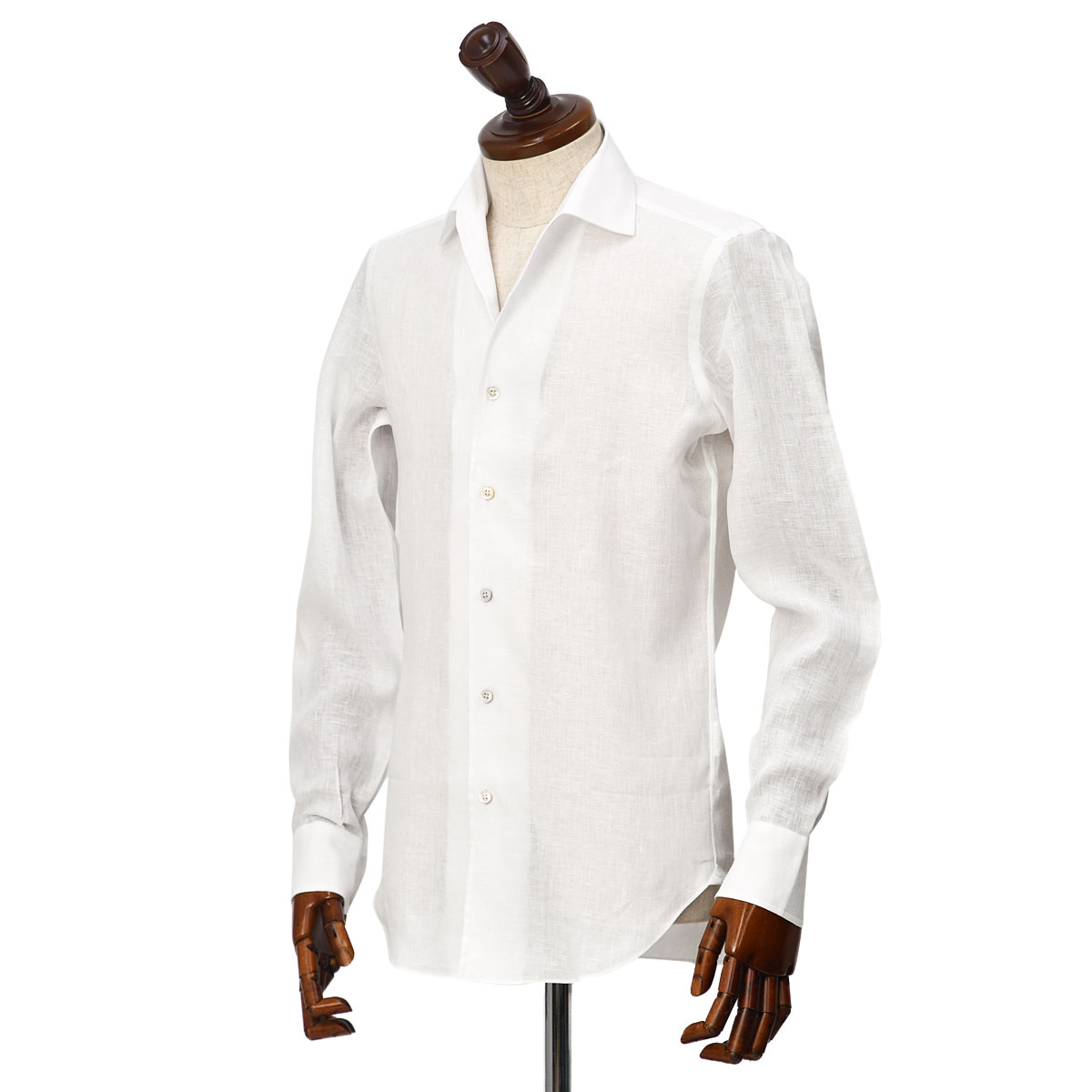 Maria Santangeloワンピースカラーシャツ Sahara2 F338562 1 リネン ホワイト