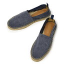 【FINAL SALE】【size40】Velasca【ヴェラスカ】エスパドリーユ Cavagnin Inguriatt CANVAS BLU ブルー