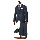 先行販売 早得【袖修理無料】LARDINI【ラルディーニ】シングルスーツ 6107AQ AAIF65432 840 ADVANCE ヴァージンウール ネイビー