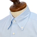 BARBA【バルバ】ボタンダウンシャツ BRK 47081 2 コットン オックスフォード サックス