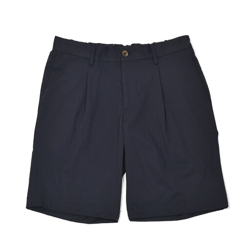 DEVORE Incipit【デヴォレ インチピット】ワンプリーツ イージーショーツ D155C 1000 325ナイロン ストレッチ ネイビー DEVORE Incipit【デヴォレ インチピット】ワンプリーツ イージーショーツ D155C 1000 325ナイロン ストレッチ ネイビー