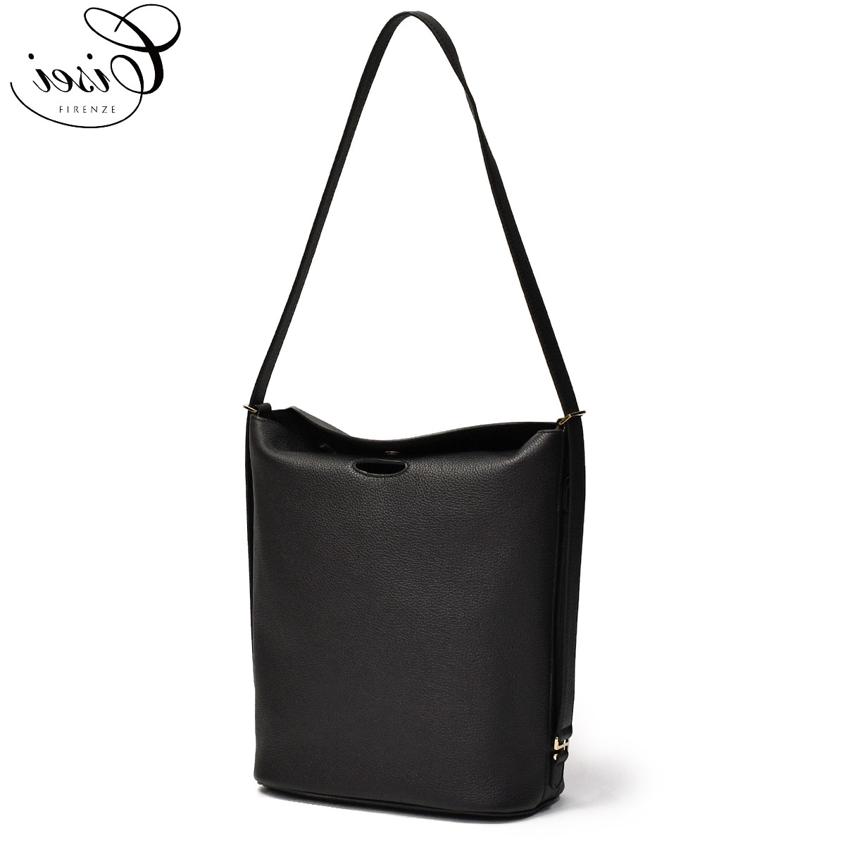 Rakuten - 【6/4(木)20：00〜 最大5,000円オフクーポン】CISEI【チセイ/シセイ】ショルダーバッグ 1286 LINDOS NERO シボ革 ブラック