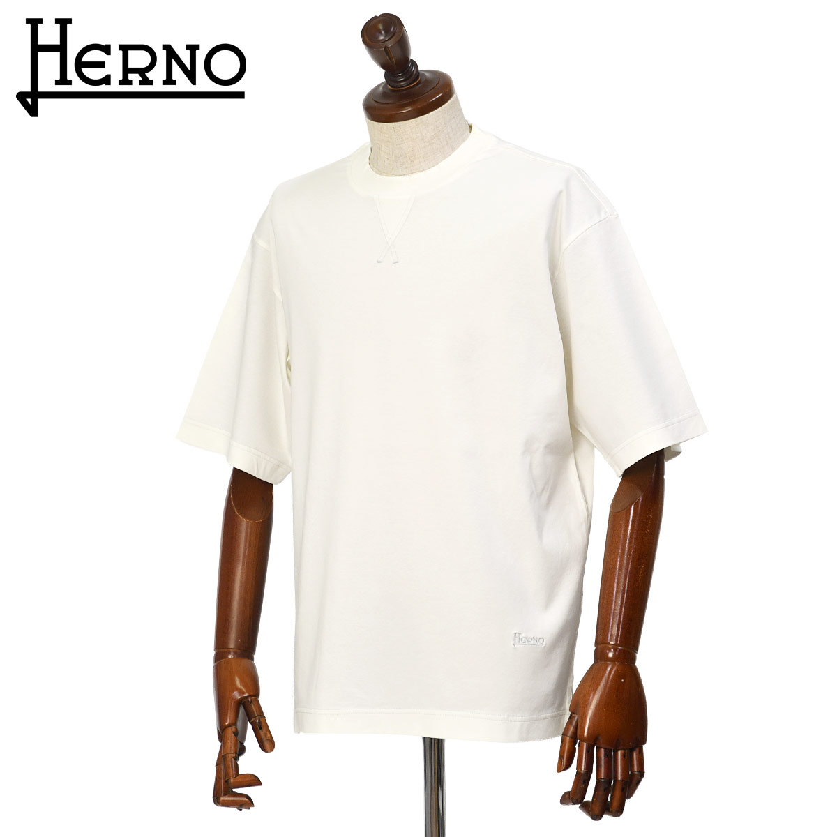 Rakuten - 【最大5,000円オフクーポン】HERNO【ヘルノ】オーバーサイズTシャツ JG000281U 52131 1000 コットン ホワイト