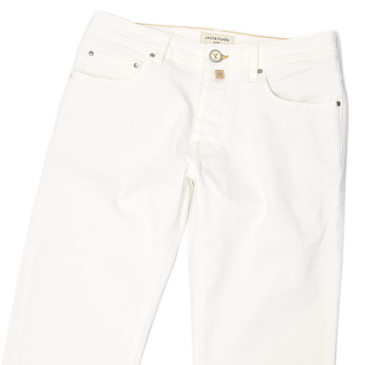 JACOB COHEN【ヤコブ コーエン】デニムパンツ Apres-skiコレクション BIRD QR004 055S3848L1 W00D コットン ストレッチ ホワイト