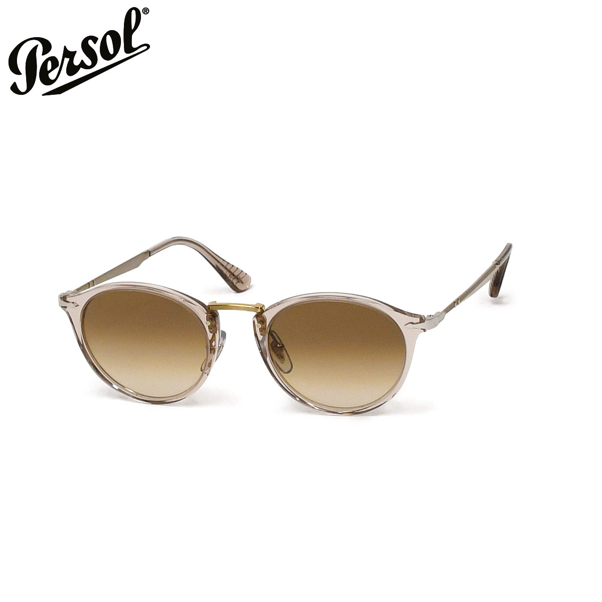 Rakuten - Persol【ペルソール】サングラス 0PO3166S 124051 Calligrapher クリアブラウングレー グラディエントブラウン