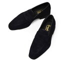 Ferrante【フェランテ】コインローファー ELEGANT CAMOSCIO NAVY スエード ネイビー